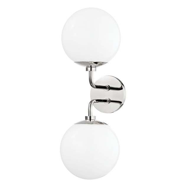 Mitzi Stella Polished Nickel 7W x 20H Wall Sconce