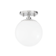 Mitzi Stella Polished Nickel 7W x 9H Semi-Flush Mount