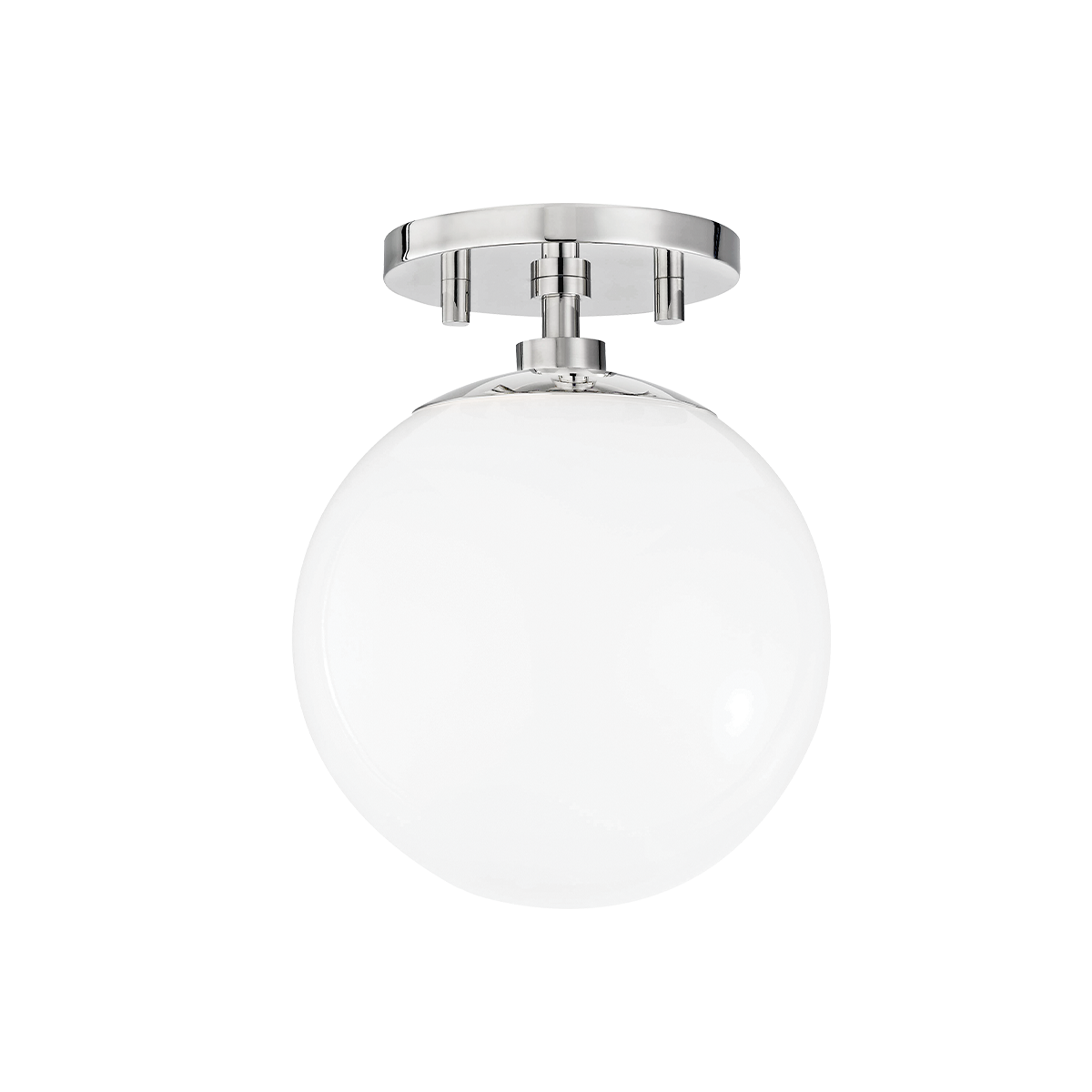 Mitzi Stella Polished Nickel 7W X 9H Semi-Flush Mount – DecoratorsBest