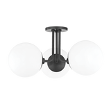 Mitzi Stella Old Bronze 18.25W x 10.5H Semi-Flush Mount