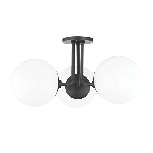 Mitzi Stella Old Bronze 18.25W x 10.5H Semi-Flush Mount