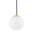 Mitzi Stella Aged Brass 7W x 7.75H Pendant