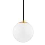 Mitzi Stella Aged Brass 7W x 7.75H Pendant