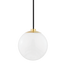 Mitzi Stella Aged Brass 7W x 7.75H Pendant