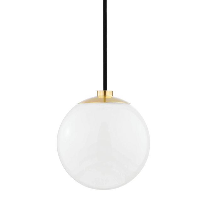 Mitzi Stella Aged Brass 7W x 7.75H Pendant