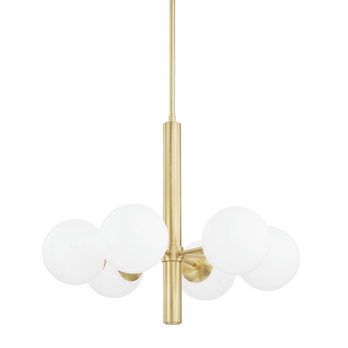 Mitzi Stella Aged Brass 28W x 23.75H Chandelier