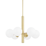 Mitzi Stella Aged Brass 28W x 23.75H Chandelier