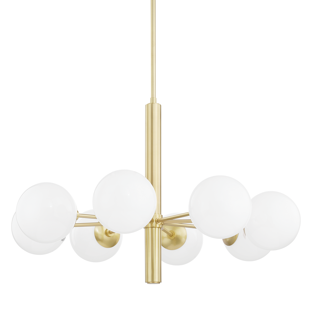 Mitzi Stella Aged Brass 36W x 23H Chandelier