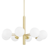 Mitzi Stella Aged Brass 36W x 23H Chandelier