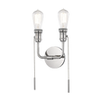 Mitzi Lexi Polished Nickel 7.75W x 13H Wall Sconce