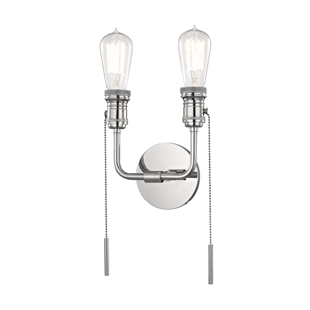 Mitzi Lexi Polished Nickel 7.75W x 13H Wall Sconce