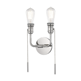 Mitzi Lexi Polished Nickel 7.75W x 13H Wall Sconce