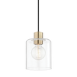 Mitzi Neko Aged Brass 5.5W x 8.25H Pendant
