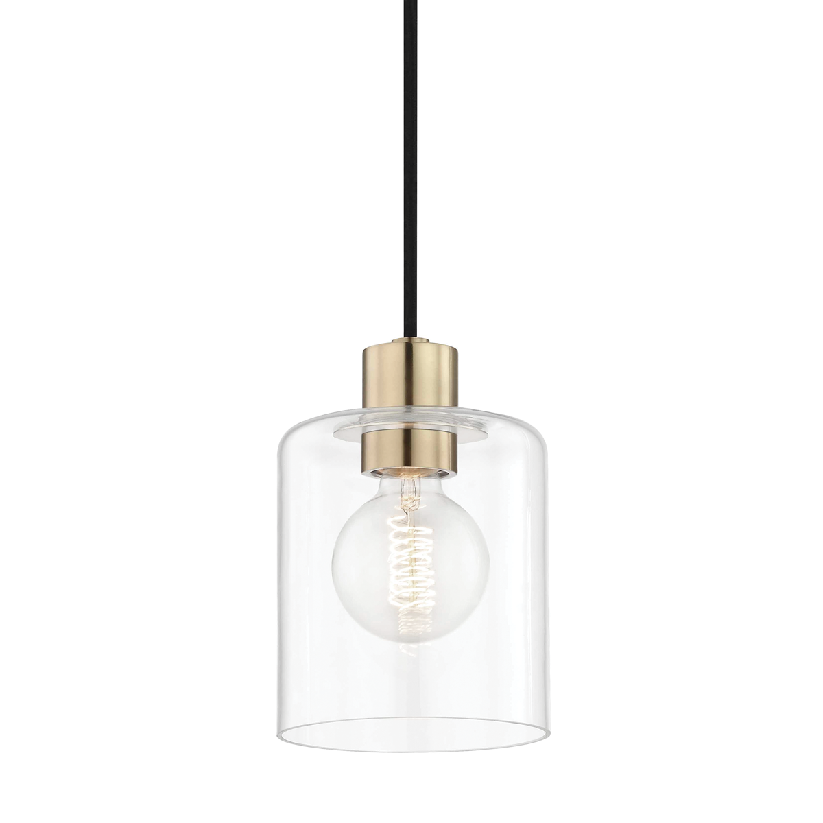 Mitzi Neko Aged Brass 5.5W x 8.25H Pendant