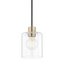 Mitzi Neko Aged Brass 5.5W x 8.25H Pendant