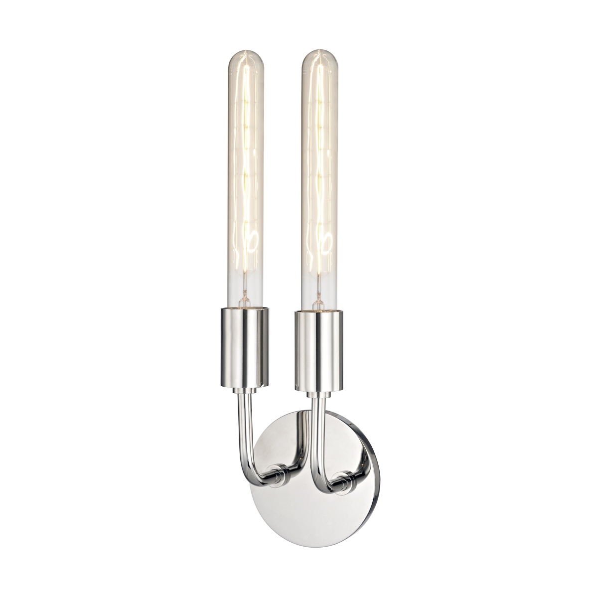 Mitzi Ava Polished Nickel 4.75W x 16.5H Wall Sconce