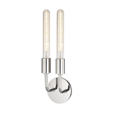 Mitzi Ava Polished Nickel 4.75W x 16.5H Wall Sconce