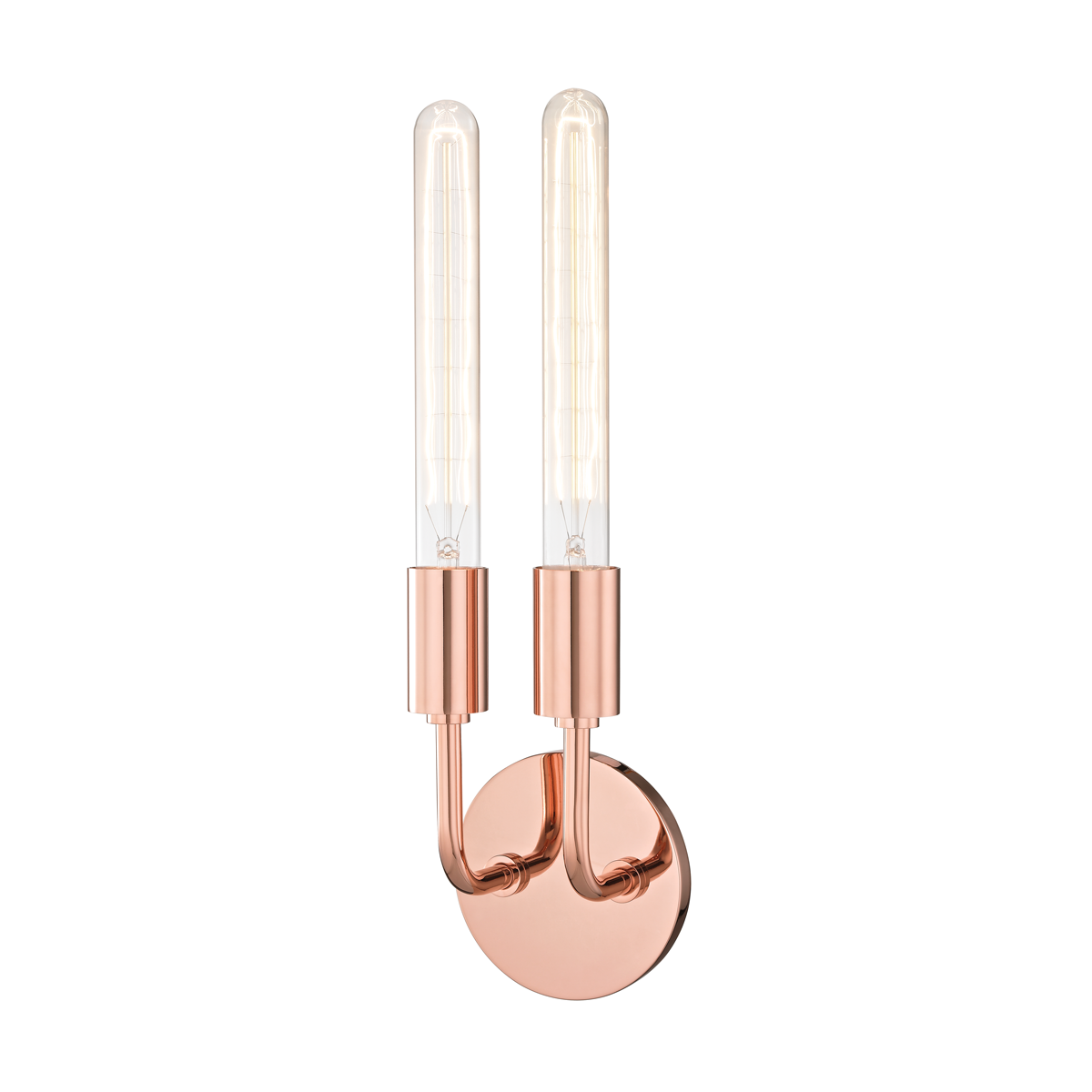 Mitzi Ava Polished Copper 4.75W x 16.5H Wall Sconce