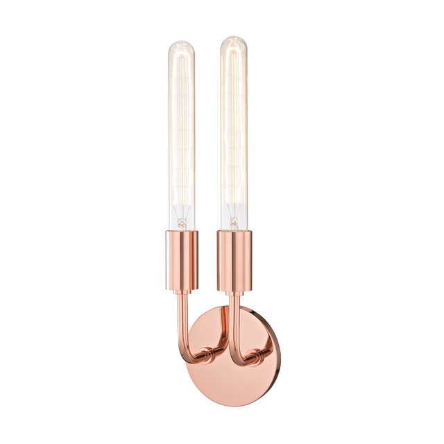Mitzi Ava Polished Copper 4.75W x 16.5H Wall Sconce