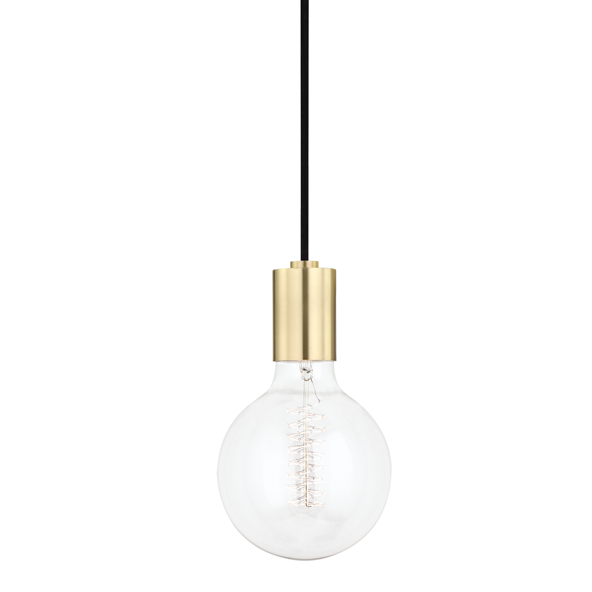 Mitzi Ava Aged Brass 5W x 8.5H Pendant
