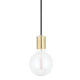Mitzi Ava Aged Brass 5W x 8.5H Pendant