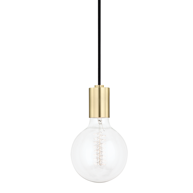 Mitzi Ava Aged Brass 5W x 8.5H Pendant