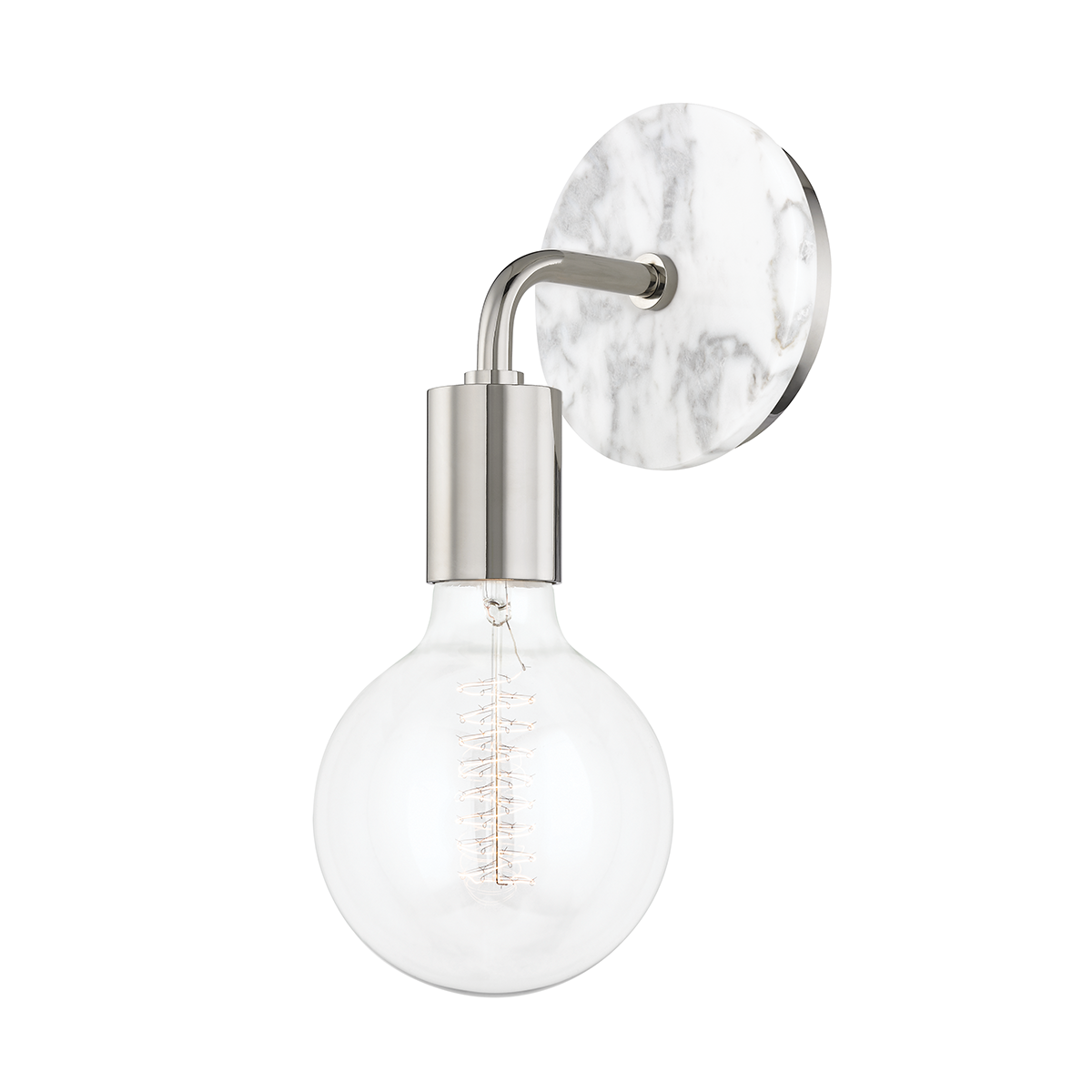 Mitzi Chloe Polished Nickel 5W x 13H Wall Sconce