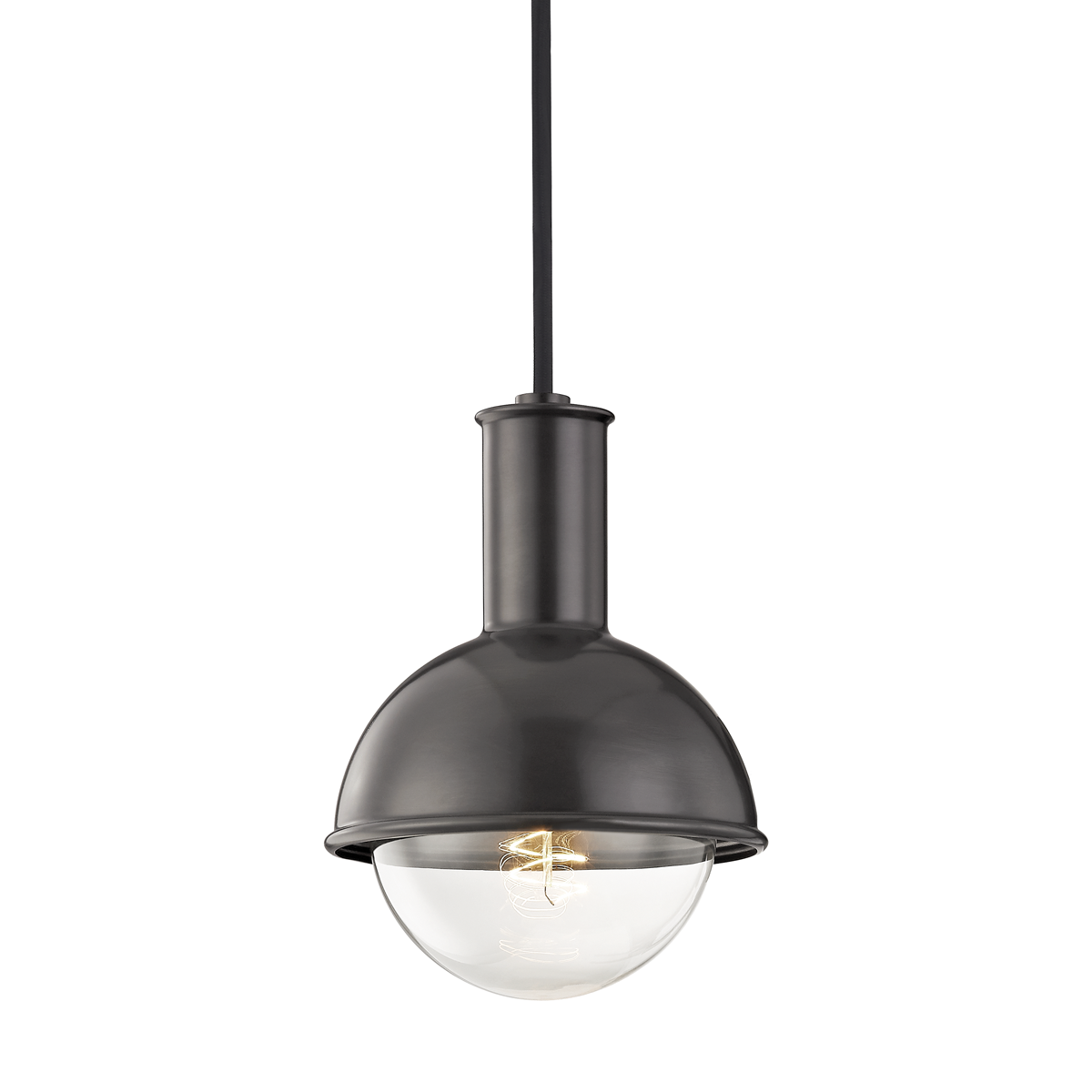 Mitzi Riley Old Bronze 6.25W x 9.5H Pendant