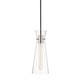 Mitzi Anya Polished Nickel 5.5W x 14.5H Pendant