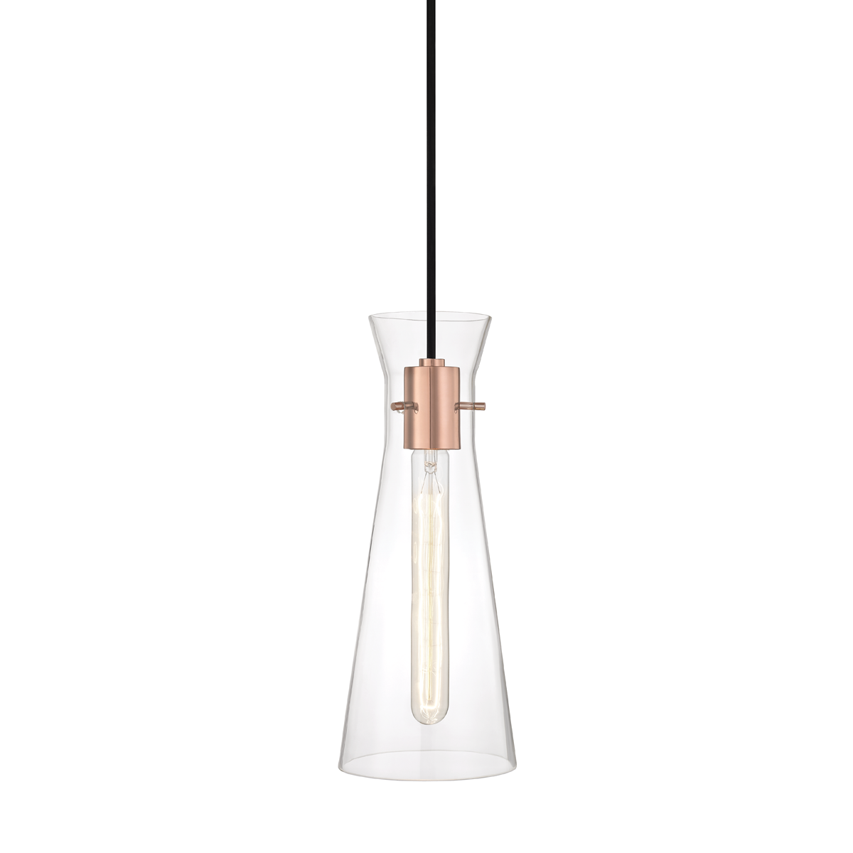 Mitzi Anya Polished Copper 5.5W x 14.5H Pendant
