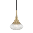 Mitzi Bella Aged Brass 8.5W x 12.75H Pendant
