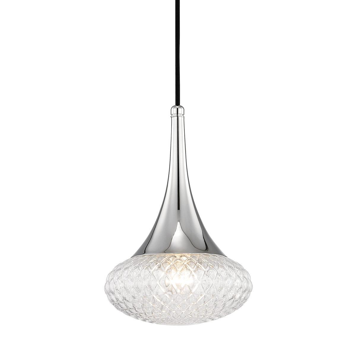 Mitzi Bella Polished Nickel 8.5W x 12.75H Pendant