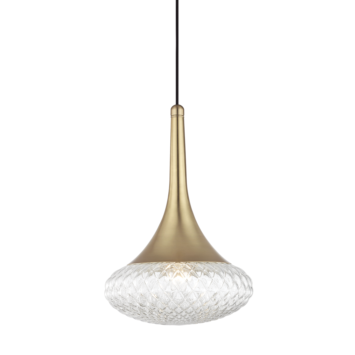Mitzi Bella Aged Brass 11.75W x 17.5H Pendant