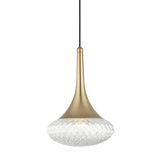Mitzi Bella Aged Brass 11.75W x 17.5H Pendant