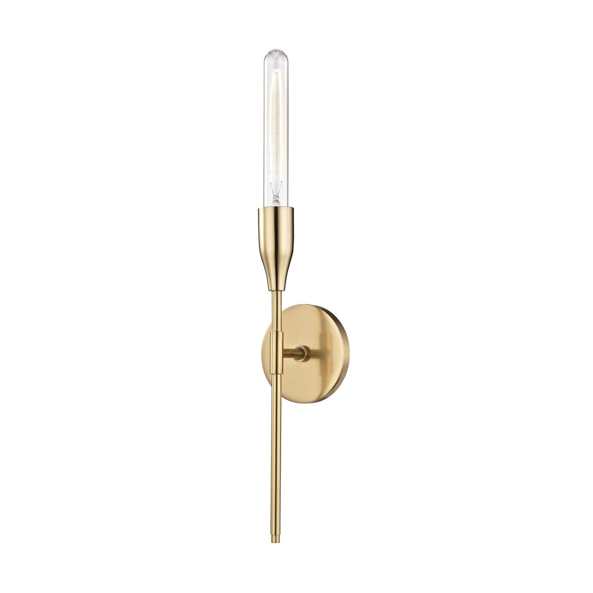 Mitzi Tara Aged Brass 4.75W x 23.5H Wall Sconce