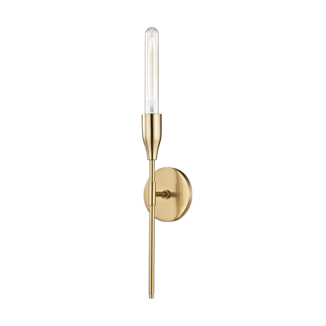 Mitzi Tara Aged Brass 4.75W x 23.5H Wall Sconce