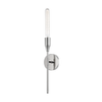 Mitzi Tara Polished Nickel 4.75W x 23.5H Wall Sconce