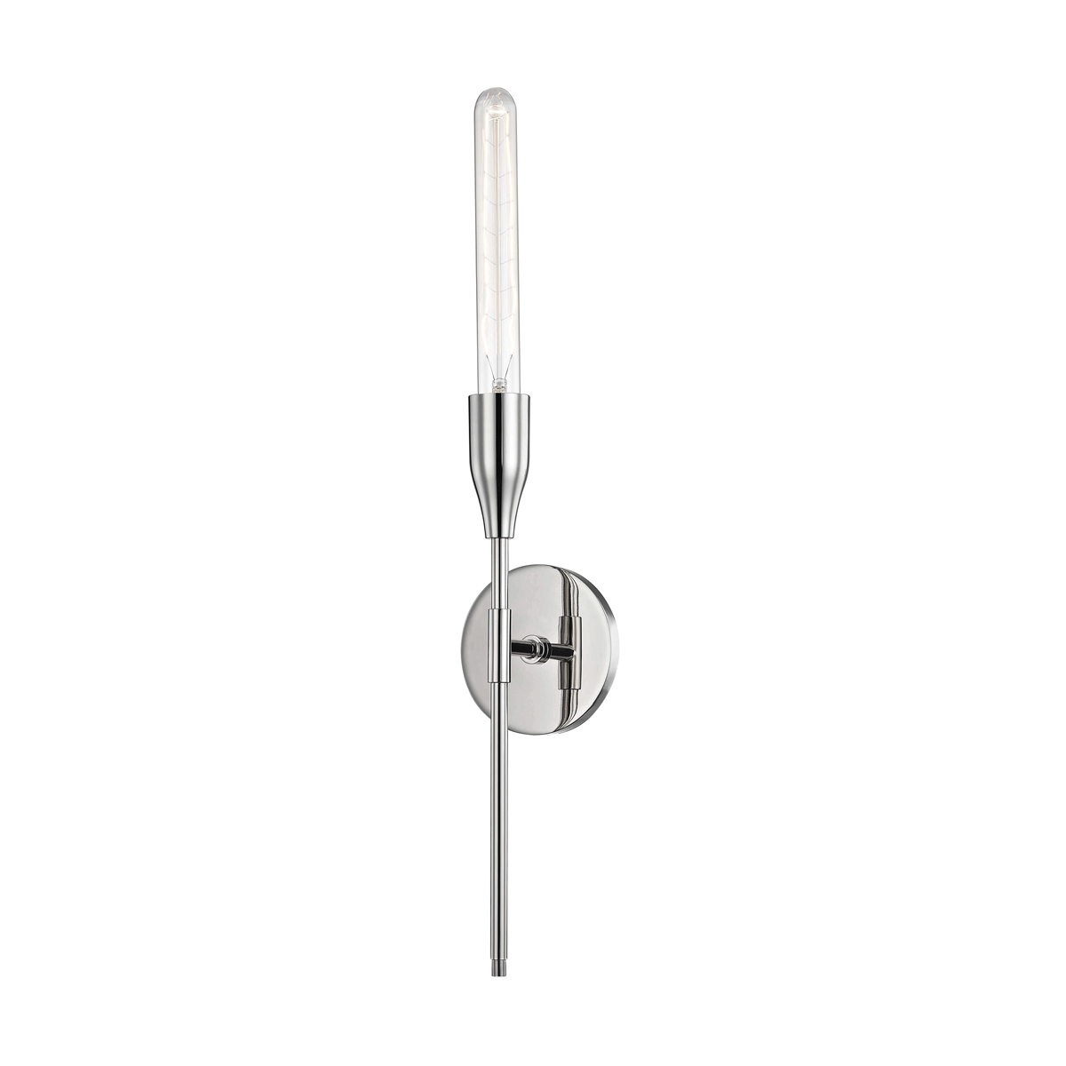 Mitzi Tara Polished Nickel 4.75W x 23.5H Wall Sconce