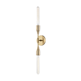 Mitzi Tara Aged Brass 4.75W x 30H Wall Sconce