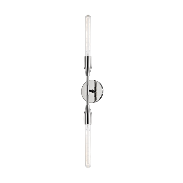 Mitzi Tara Polished Nickel 4.75W x 30H Wall Sconce