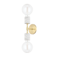 Mitzi Asime Aged Brass 5W x 20.75H Wall Sconce