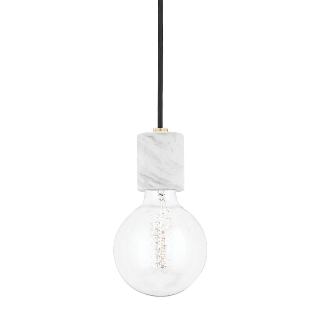 Mitzi Asime Aged Brass 5W x 9.5H Pendant