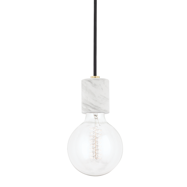 Mitzi Asime Aged Brass 5W x 9.5H Pendant