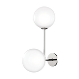 Mitzi Ashleigh Polished Nickel 7.5W x 21.5H Wall Sconce