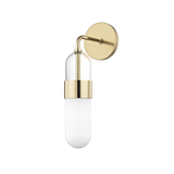 Mitzi Emilia Polished Brass 4.5W x 15H Wall Sconce