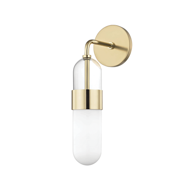 Mitzi Emilia Polished Brass 4.5W x 15H Wall Sconce