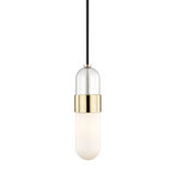 Mitzi Emilia Polished Brass 4.75W x 11.25H Pendant