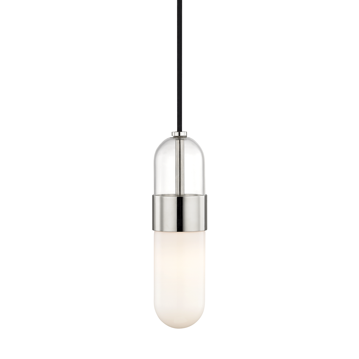 Mitzi Emilia Polished Nickel 4.75W x 11.25H Pendant