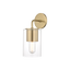 Mitzi Lula Aged Brass 5.25W x 12.25H Wall Sconce