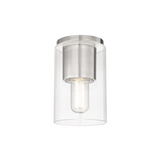 Mitzi Lula Polished Nickel 5.25W x 8H Flush Mount